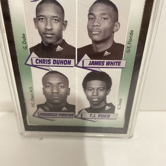 2002 Rookie Review National Basketball Rookies, GA 1St Graded, Mint 9, Perkins - Picture 6 of 6